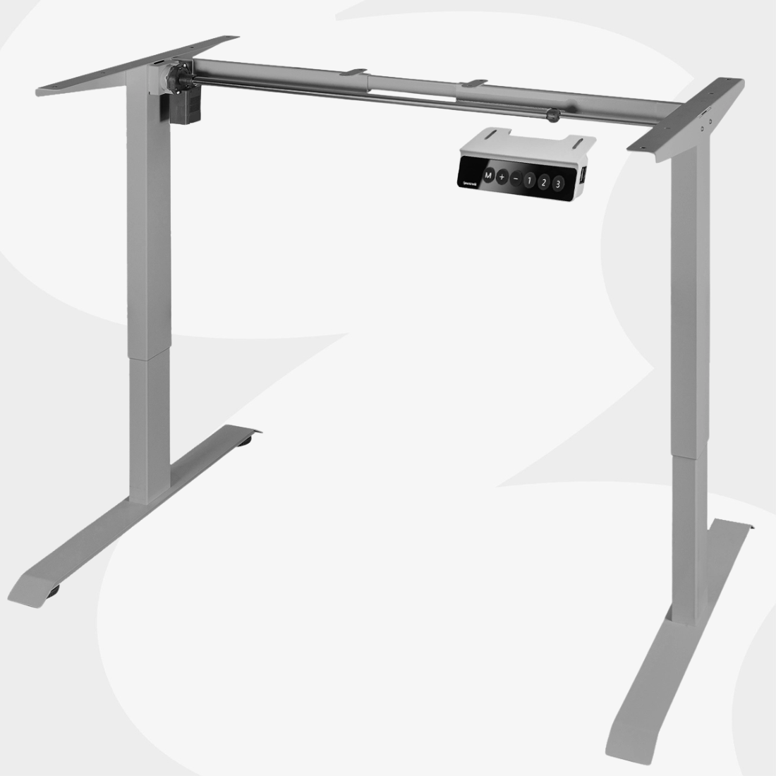 stelaż elektryczny Spacetronik SPE-142G szary najważniejsze cechy regulacja wysokości kontroler pamięć antykolizja