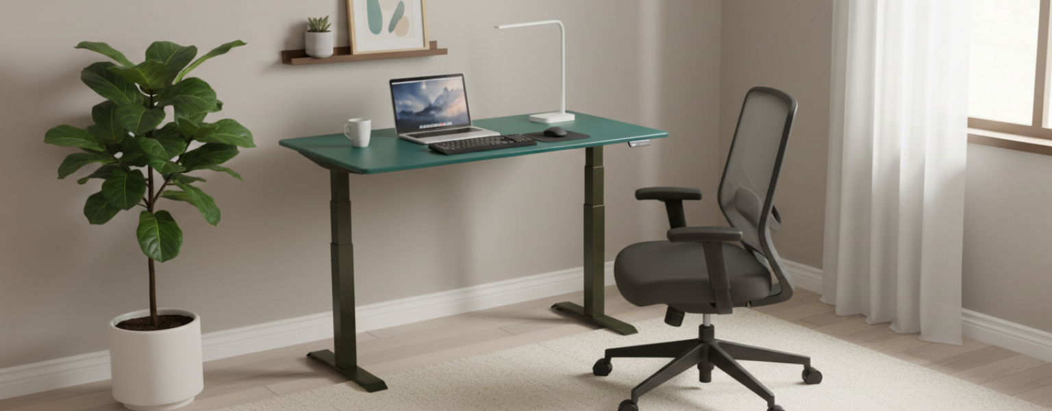Zestaw do biurka regulowanego elektrycznie Spacetronik