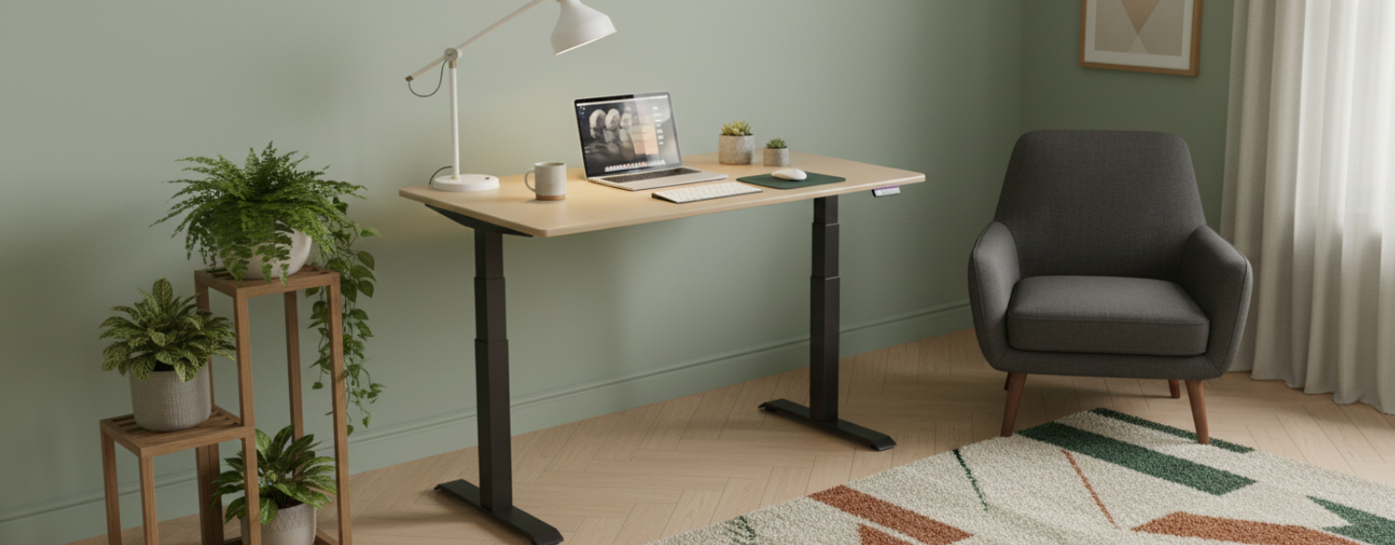 Zestaw do biurka regulowanego elektrycznie Spacetronik