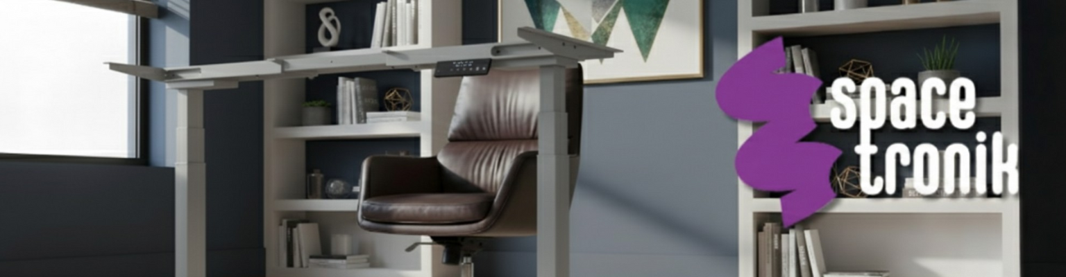 Stelaż biurkowy elektryczny SPE237G szary