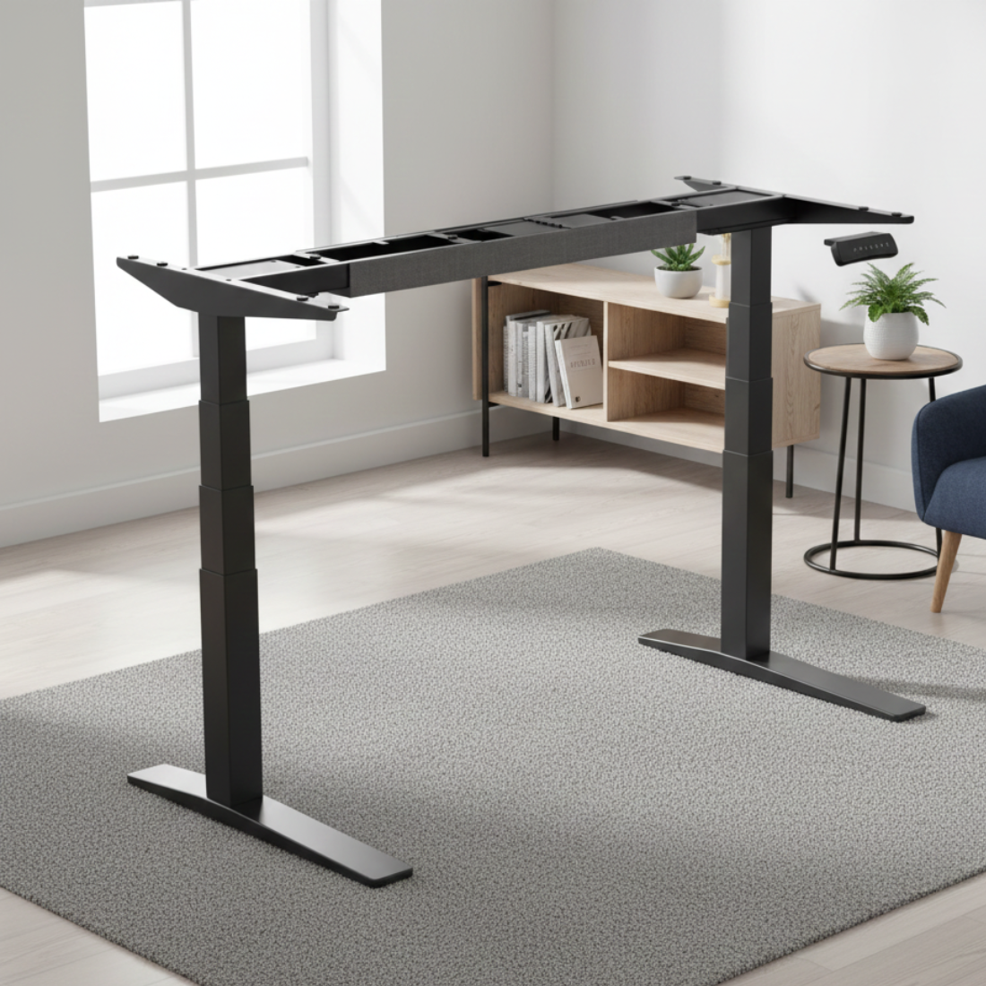 Dwusilnikowy system regulacji wysokości