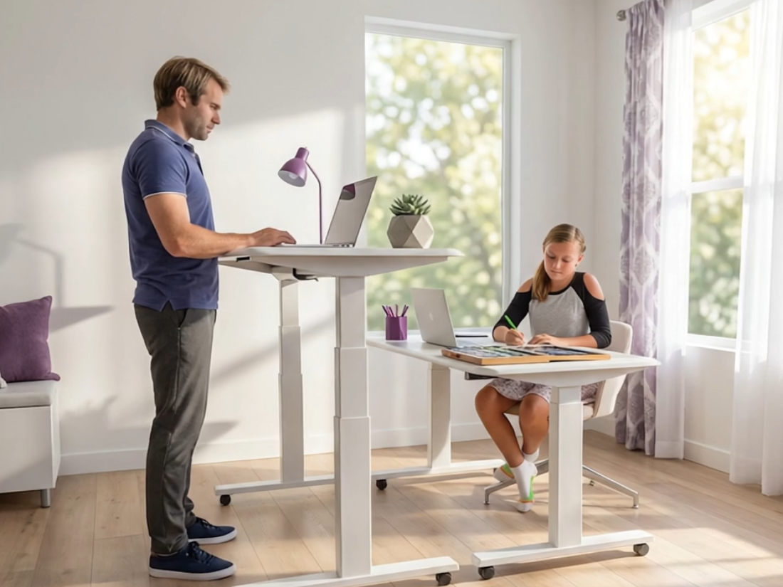 Regulacja dla pracy siedzaco i stojaco