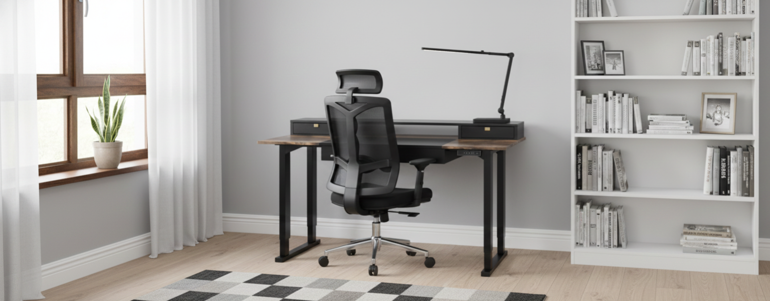 Zestaw ergonomiczny do biura i home office Spacetronik