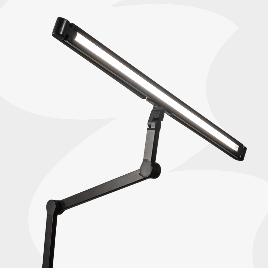 Lampa kreślarska LED Spacetronik Glow D8 na prostokątnej podstawie