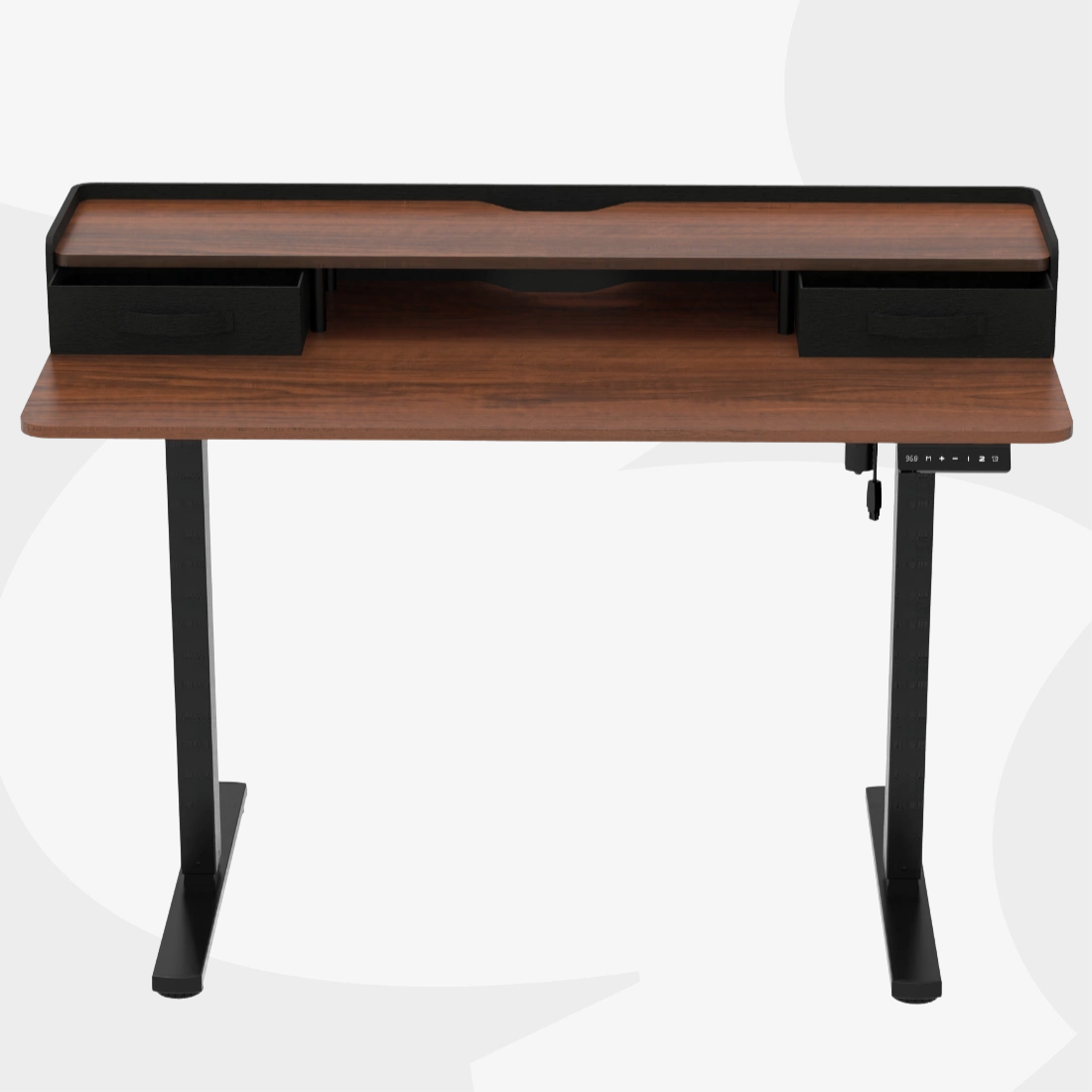 Stabilna konstrukcja biurka SPEF133BM