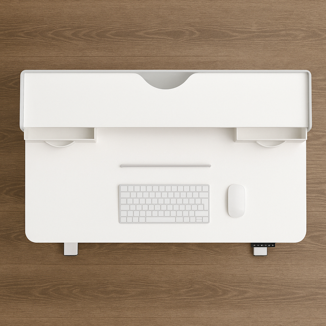 Zintegrowana szuflada w biurku