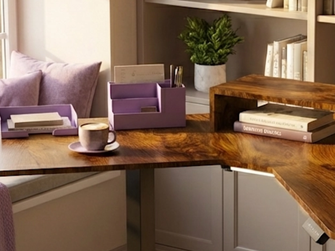 Panel sterowania z pamięcią pozycji i LED w biurku SPEL112BR