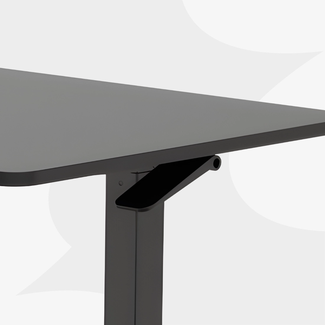 Design biurka SPEO101 czarne 120x60 cm