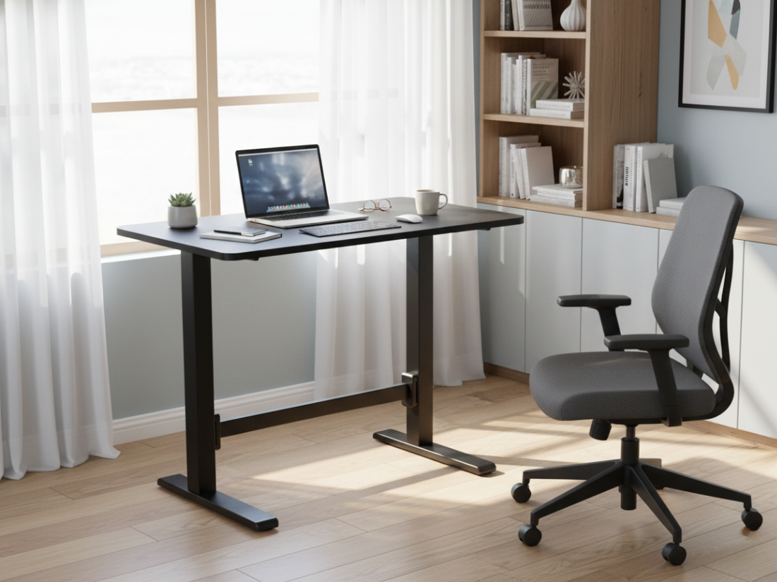 Błyskawiczna zmiana pozycji przy biurku SPEO101