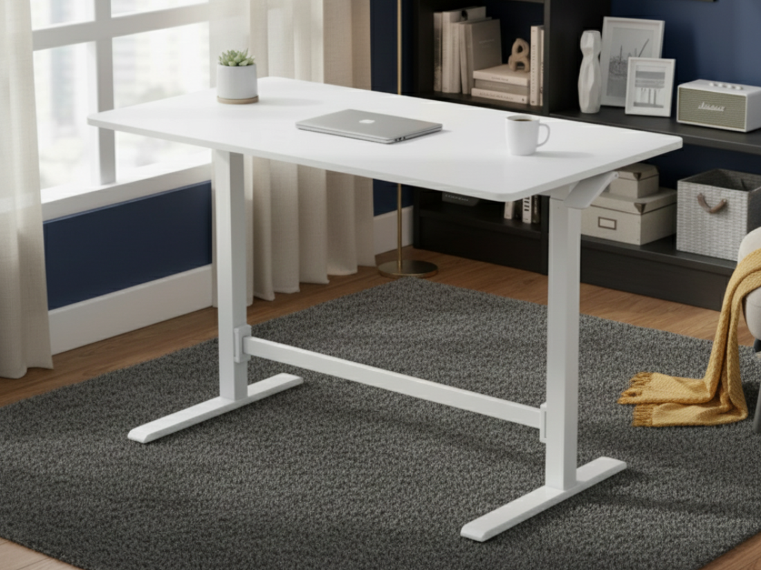 Stabilna podstawa biurka SPEO101 białego