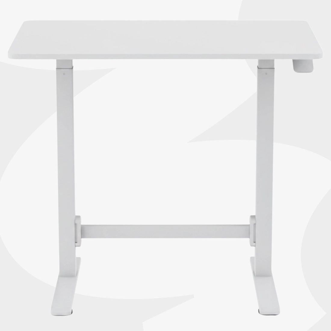 Ergonomiczna praca przy małym biurku pneumatycznym SPEO101