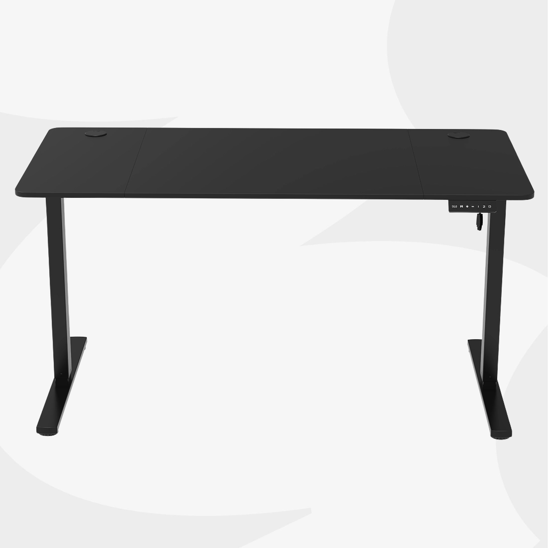 Biurko elektryczne Spacetronik Moris SPE-O112BB z czarnym blatem