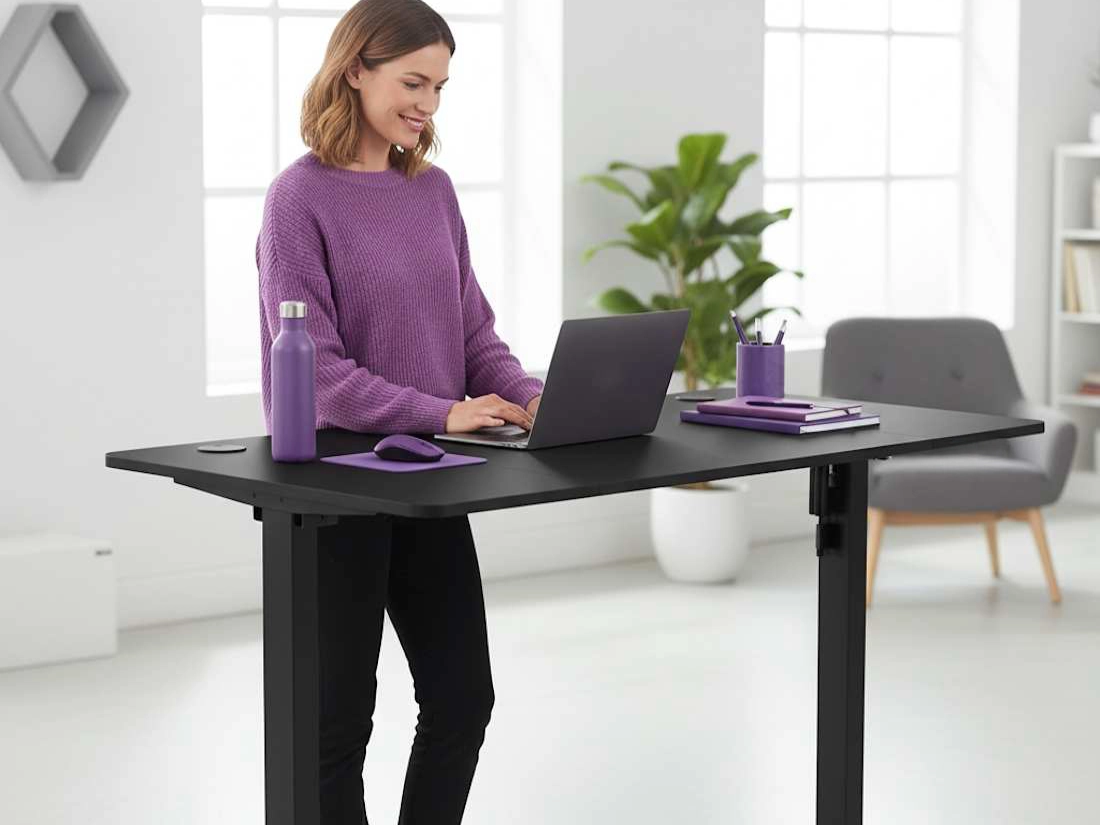 Biurko z elektryczną regulacją wysokości