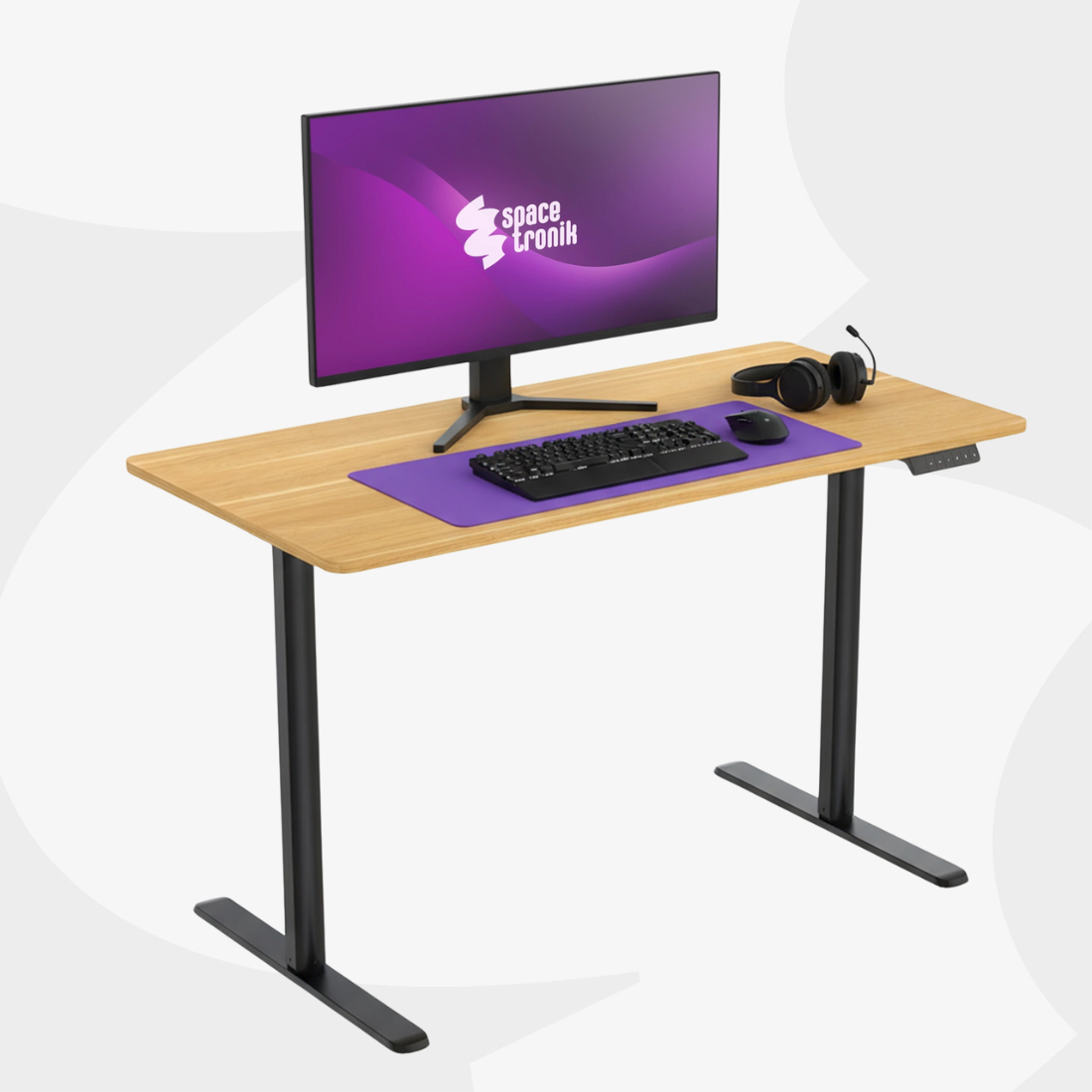 Biurko elektryczne Spacetronik Moris SPE-O121 120x60 z regulacją wysokości