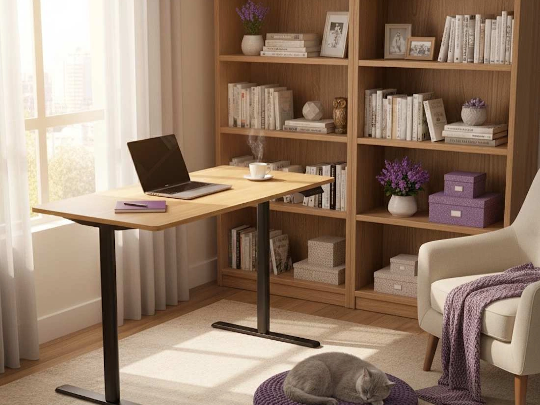 Biurko do pracy siedząco-stojącej