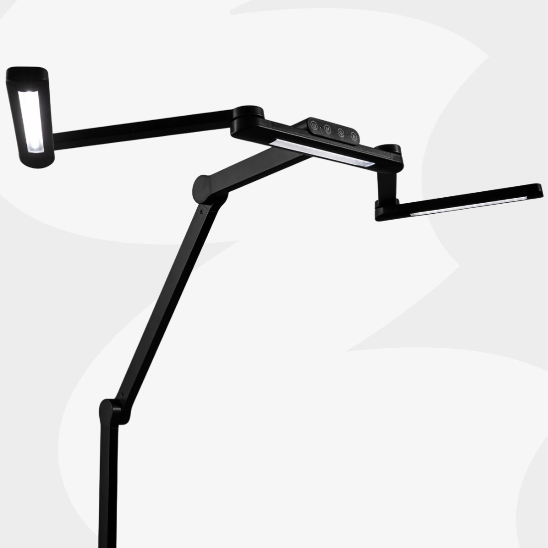 Biurkowa lampa kreślarska LED Spacetronik Glow D2 na zacisku