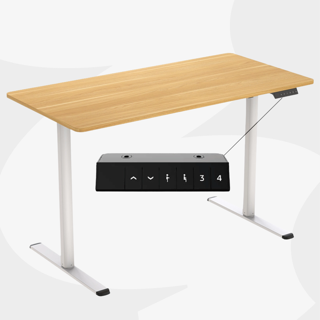 Stelaż biurka z systemem antykolizyjnym Spacetronik Moris SPE-O121