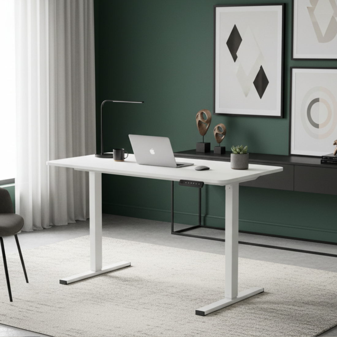 Przestronny blat 120x60 cm