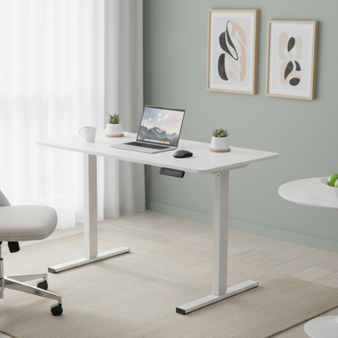 Nowoczesny biały design biurka