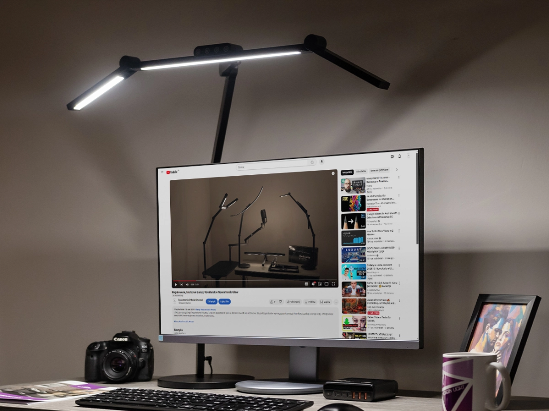 Lampa biurkowa Spacetronik Glow D4