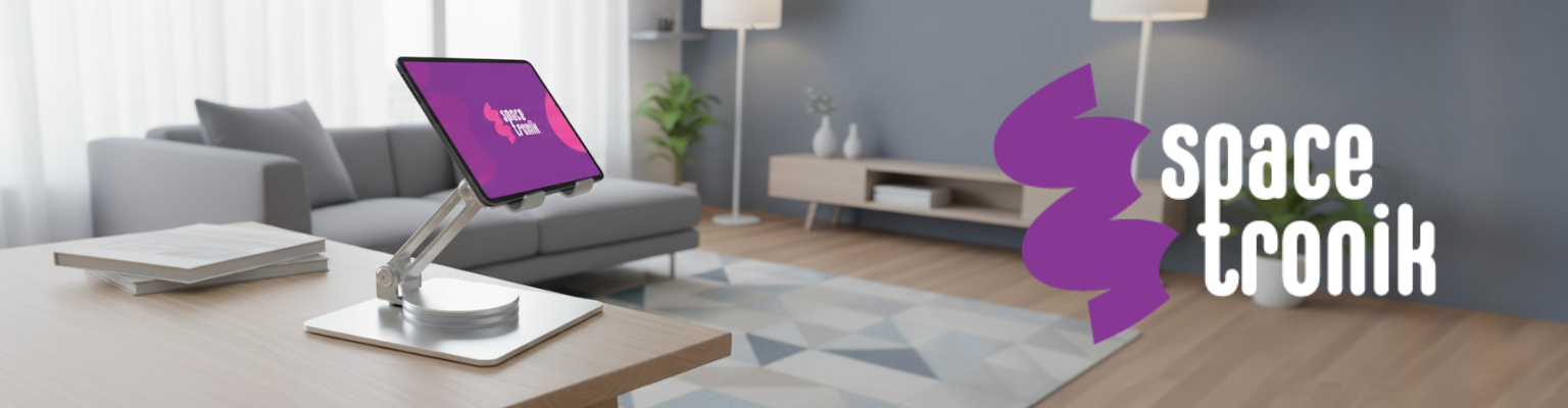 Podstawka biurkowa na telefon i tablet SPP121G z obrotem 360 stopni