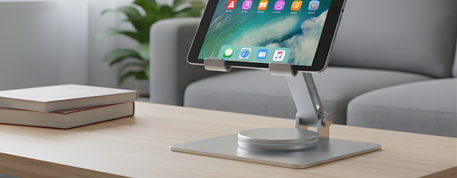 Podstawka biurkowa SPP121G do telefonu i tabletu z obrotem 360 stopni