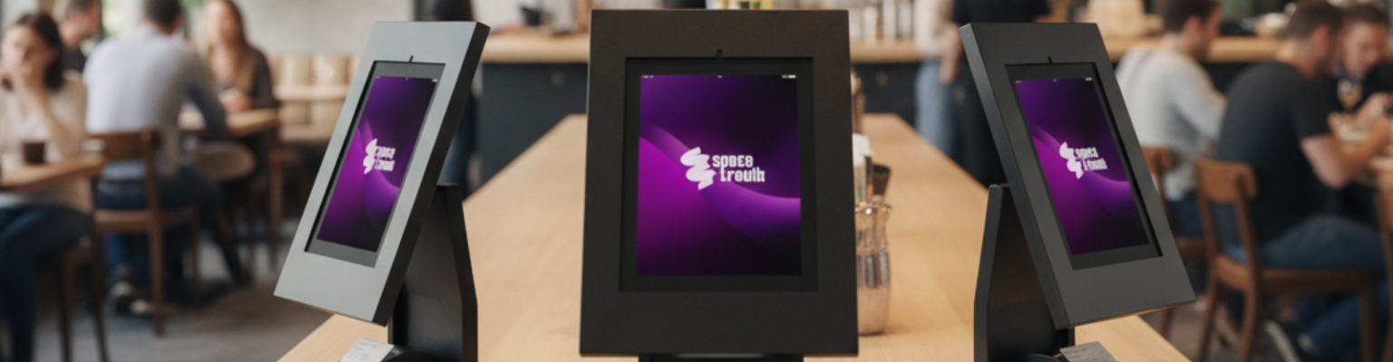 Stojak na tablet i drukarkę SPP133B_L do mPOS