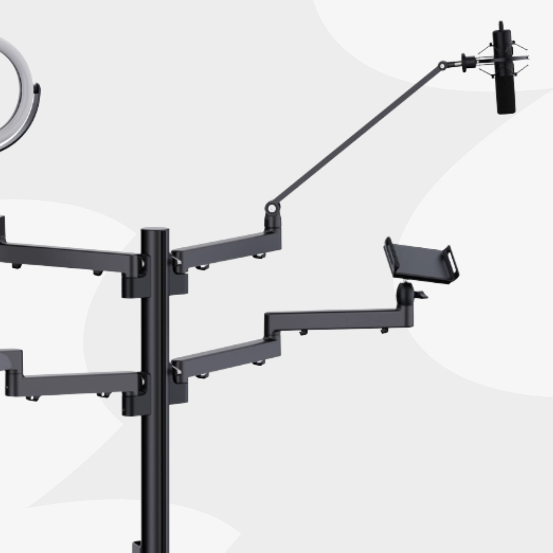 Profesjonalny statyw SPPC102B — materiały