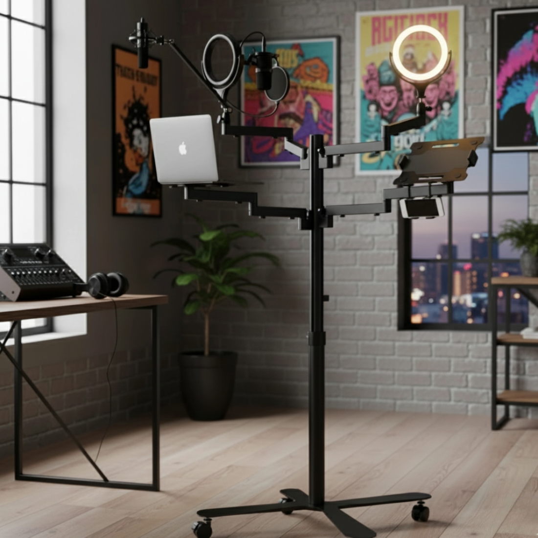 Statyw z regulacją wysokości SPPC102B