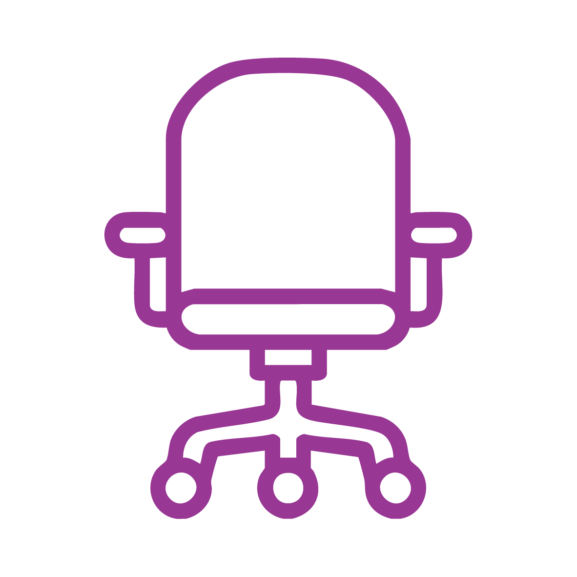 Ikona ergonomicznego siedziska fotela FLAX 05