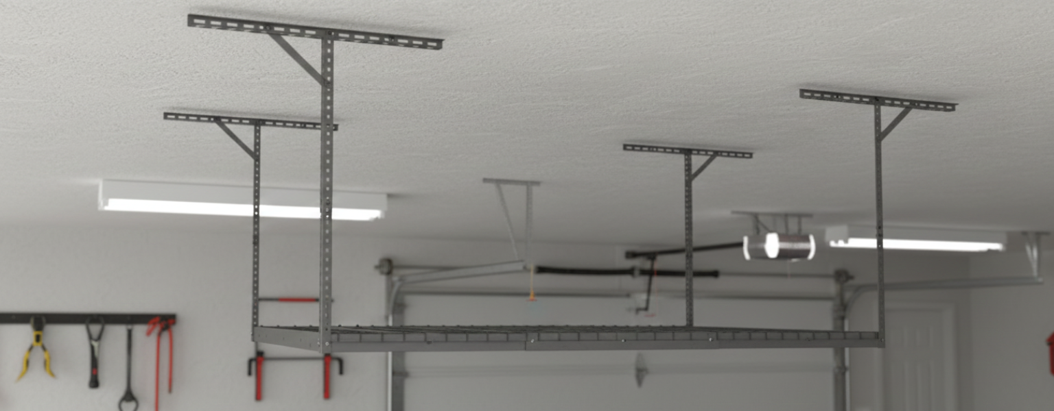 Półka sufitowa Spacetronik SPG-102 183x122 cm do organizacji garażu