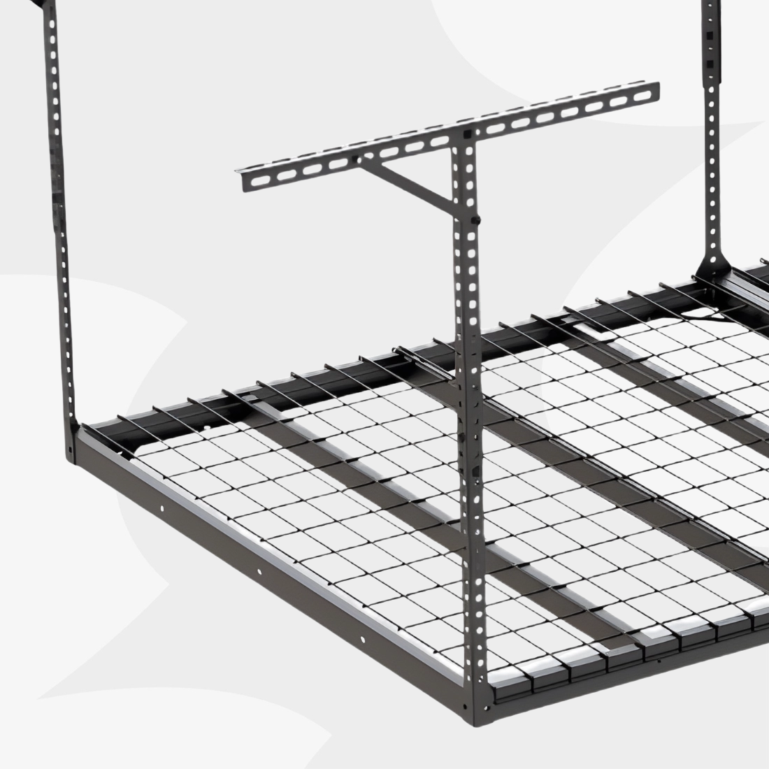 Regulowana półka sufitowa z siatkową podstawą Spacetronik SPG-102 244 x 122 cm