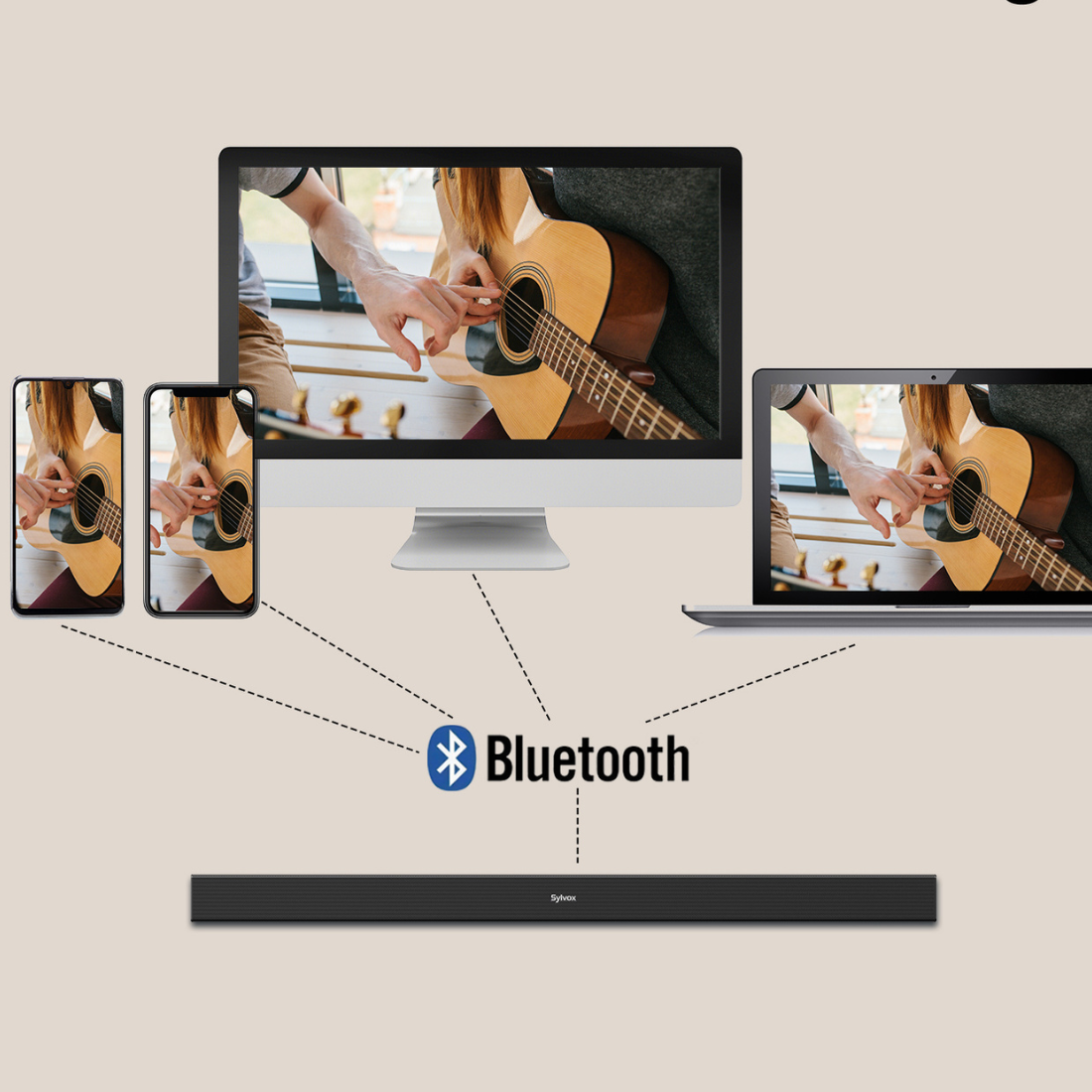 Soundbar z Bluetooth i HDMI ARC