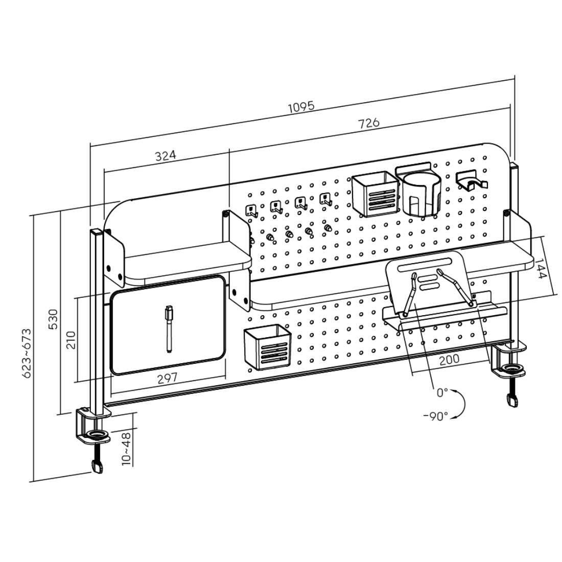 Specyfikacja nadstawki Spacetronik SPB158W