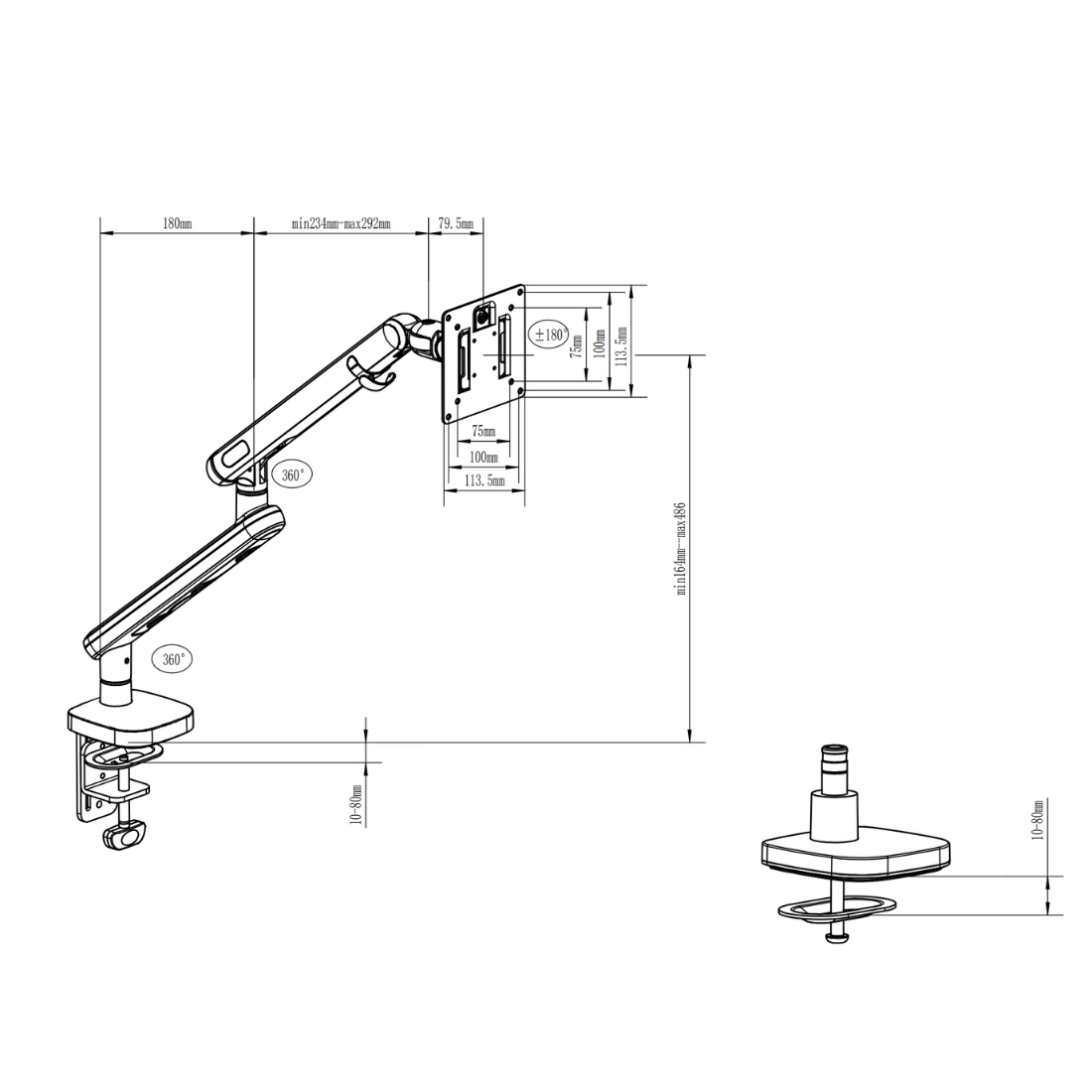 rysunek techniczny SPAF110B