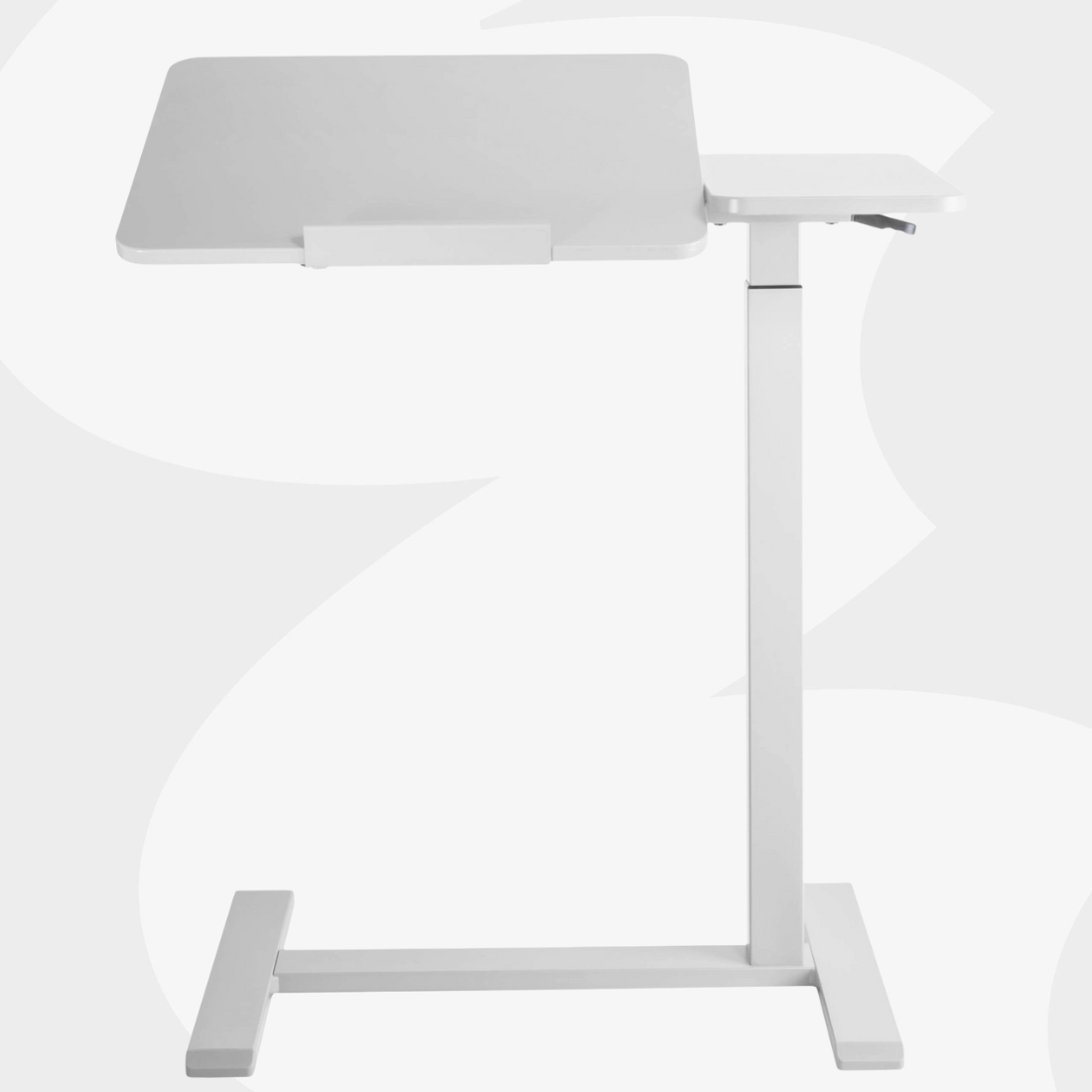 Stolik BUDDY 15-GWW — 2 blaty, regulacja wysokości, podstawa H