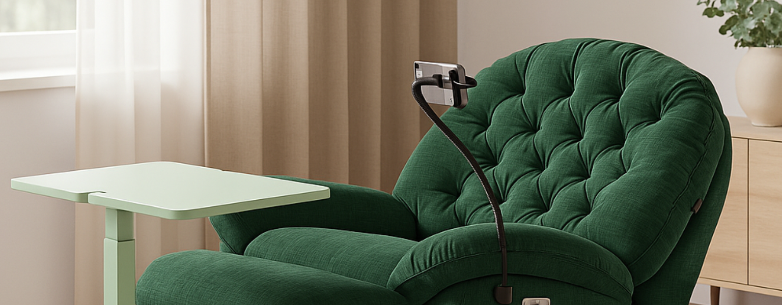 Zestaw: Flax 04 elektryczny i BUDDY 15-GJJ do relaksu i pracy