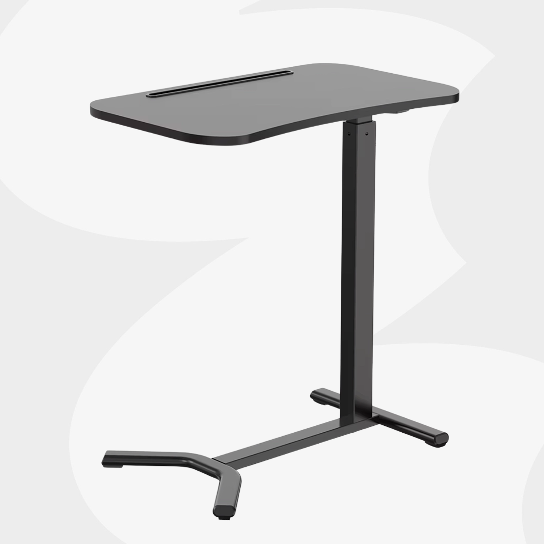 Stolik BUDDY 05 – czarny, regulowany, blat 60×38 cm