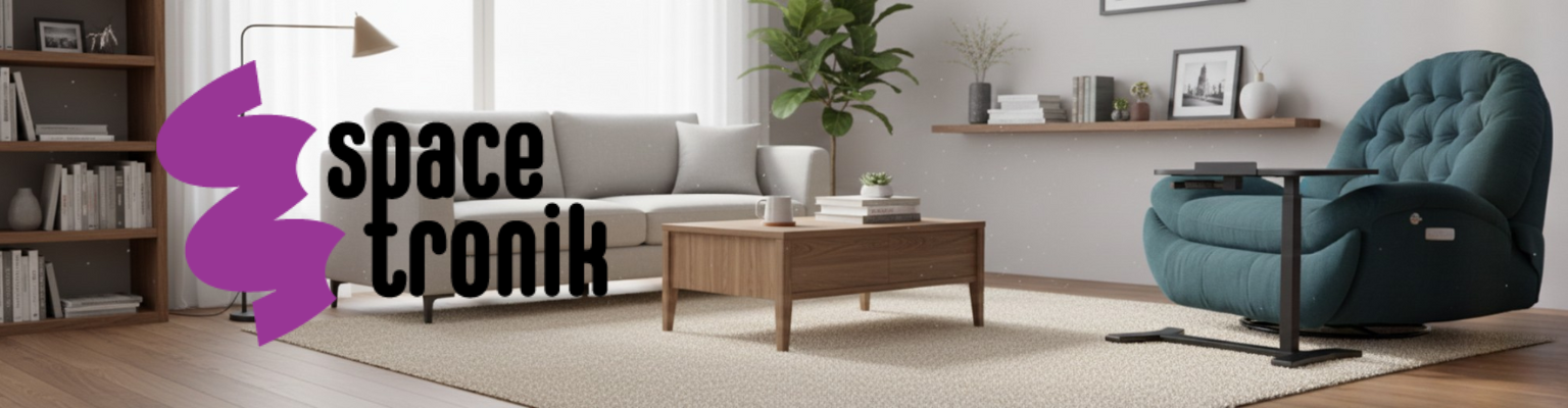 Zestaw: Fotel FLAX 04 elektryczny i stolik BUDDY 18