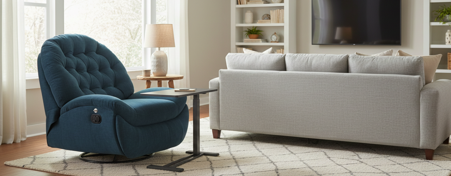 Zestaw: Flax 04M Akwamarynowy Mrok i BUDDY 07 – relaks i praca