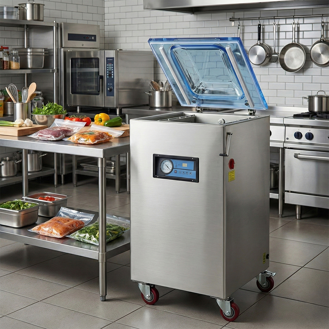 przemysłowa zgrzewarka próżniowa