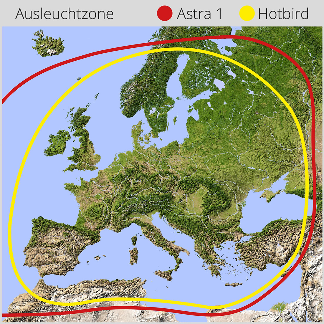 Antena satelitarna kamper Europa