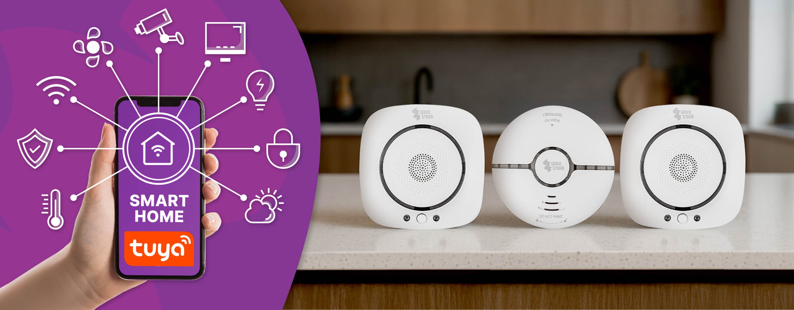 inteligentny czujnik dymu, czujnik gazu, czujnik smart life, bezprzewodowa czujka dymu, czujnik pożaru, czujnik czasu, detektor gazu,  smoke sensor, czujka dymu smartlife, czujnik dymu smartlife, czujnik dymu tuya,