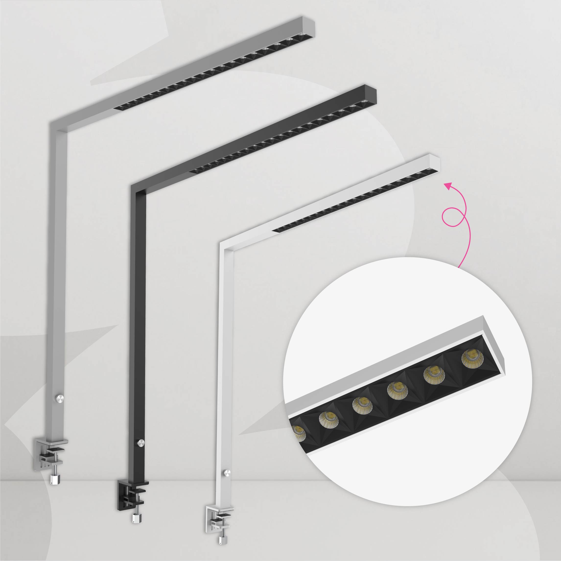 minimalistyczny-design-lampa-biurkowa-led-spacetronik-glow-d22-aluminium-stal-porzadek-w-biurze