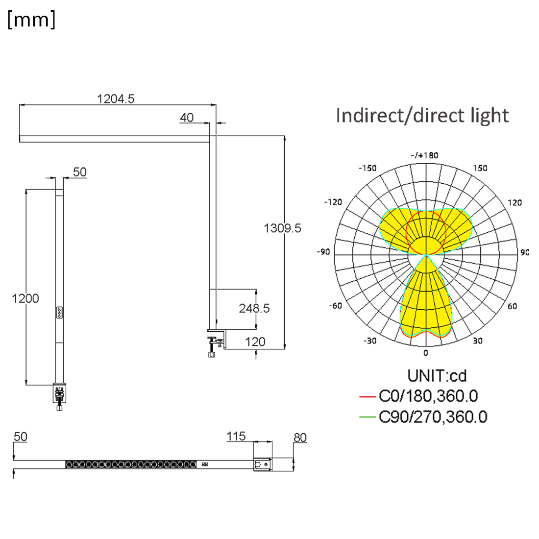 specyfikacja-lampa-biurkowa-led-spacetronik-glow-d22-80w-4000k-cri-90-ugr-13-wymiary-1320-50-1205mm