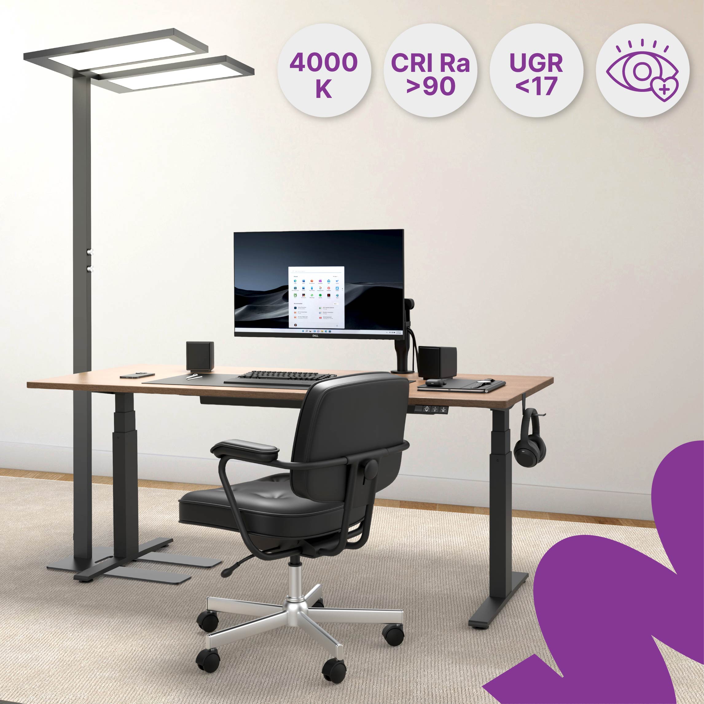 lampa-led-spacetronik-glow-d24-podlogowa-ergonomiczna-praca-biurowa