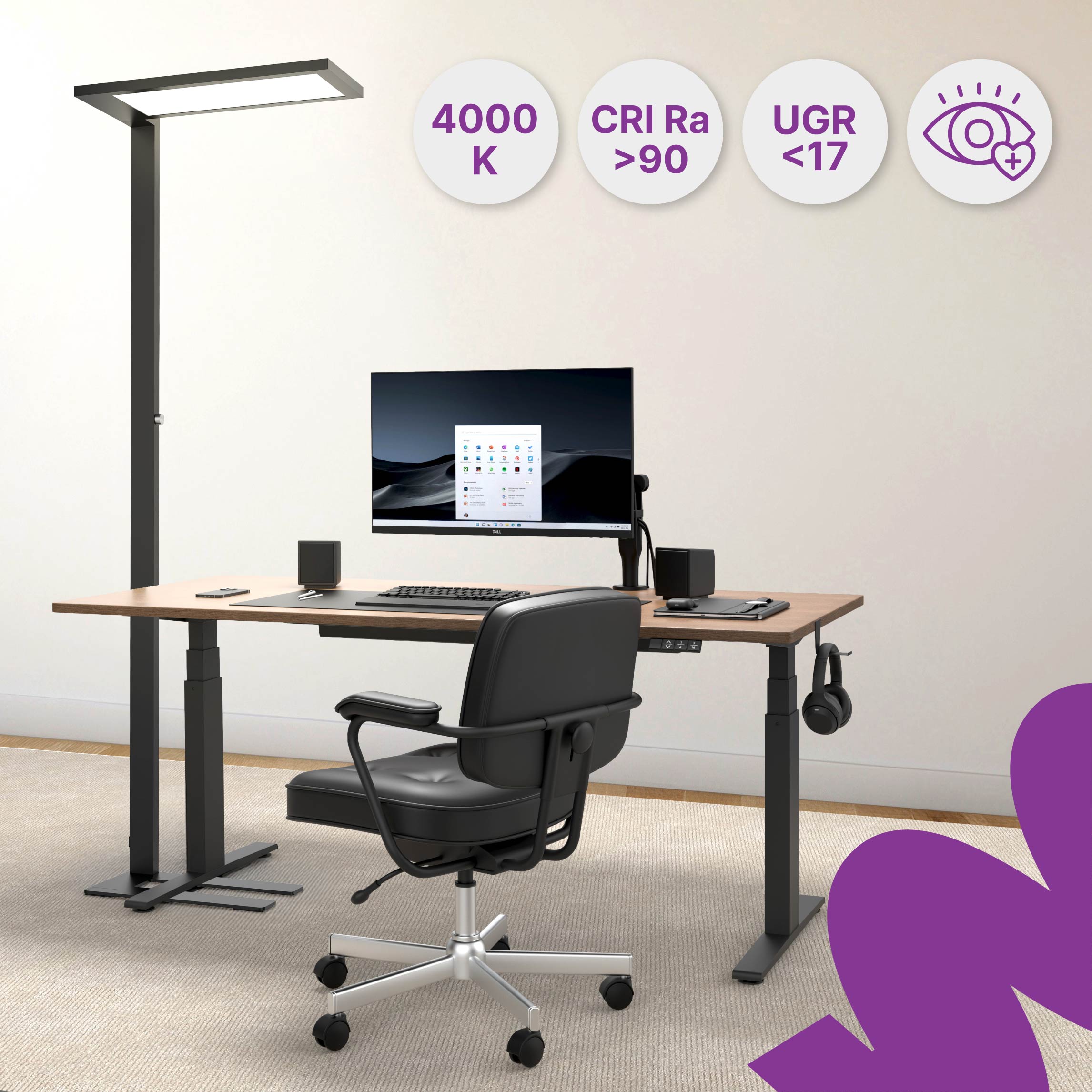 lampa-led-spacetronik-glow-d24-podlogowa-ergonomiczna-praca-biurowa