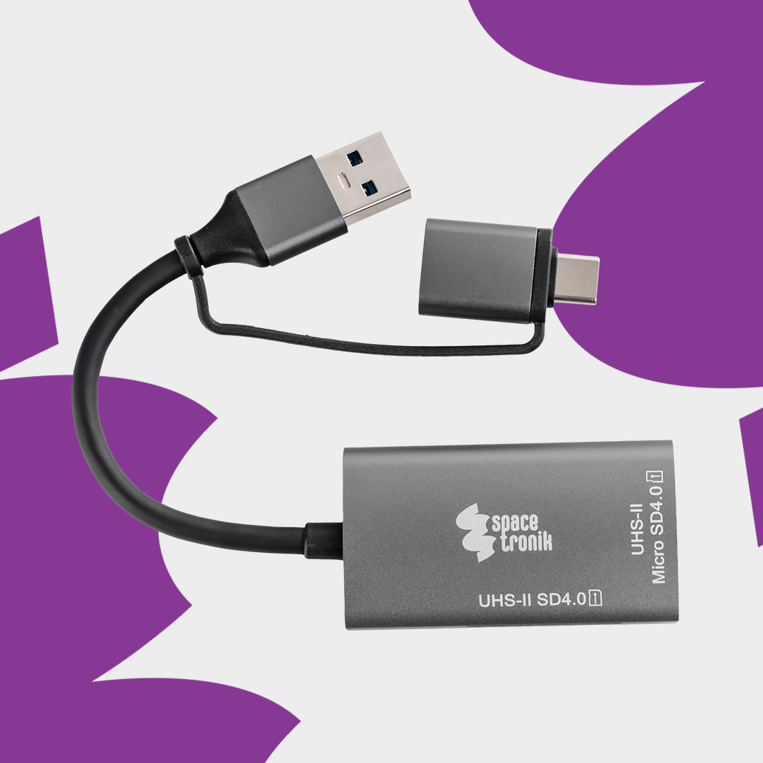 adapter-spacetronik-spu-cr05-do-kart-sd-i-microsd-z-usb-a-i-adapterem-usb-c