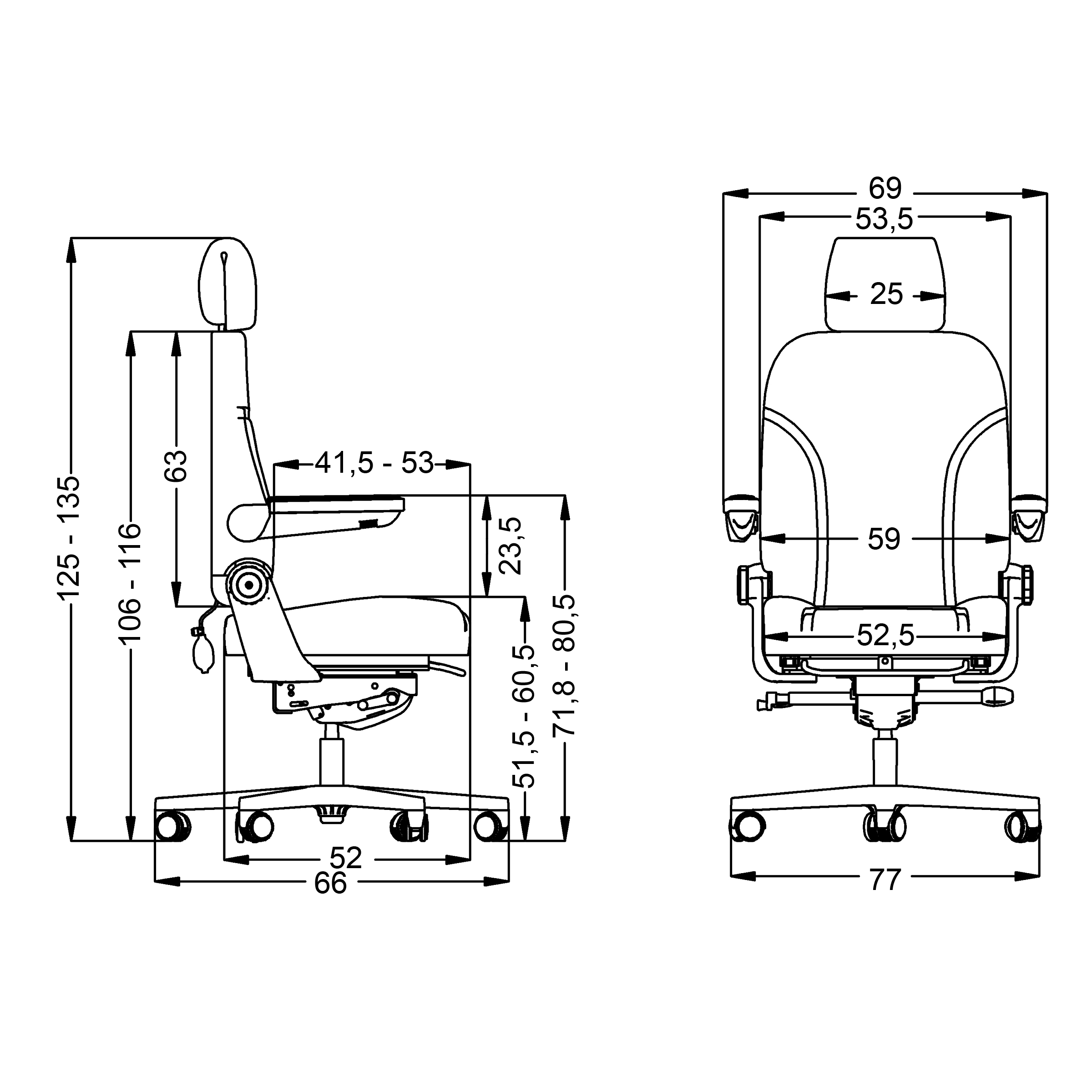 specyfikacja techniczna fotela operatora SPC-TORMAN-00