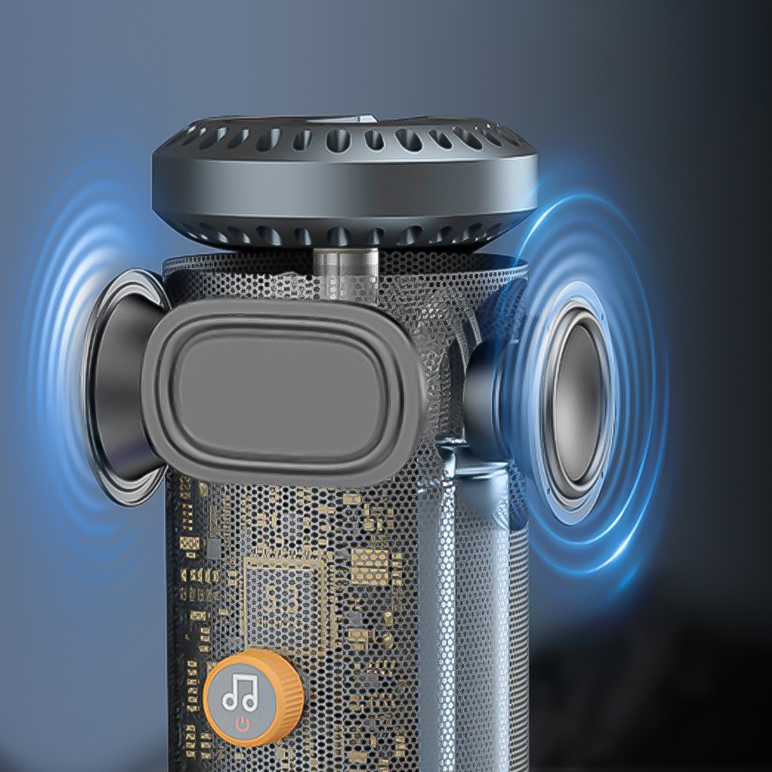 1Mii Lavaudio R7 głośnik Bluetooth 5.3 z trybem TWS 360 stopni